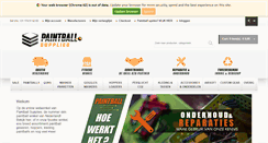 Desktop Screenshot of paintballsupplies.nl